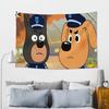 LLabrador SSheriff Tapestry Room Decor Wall Cloth Party Hanging Background Room Decor Baby Room