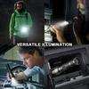 Powerful T6 LED Flashlights 5 Mode Zoom Light Aluminum Alloys Built-in 18650 Battery Waterproof  Material Lamp for Camping Torch