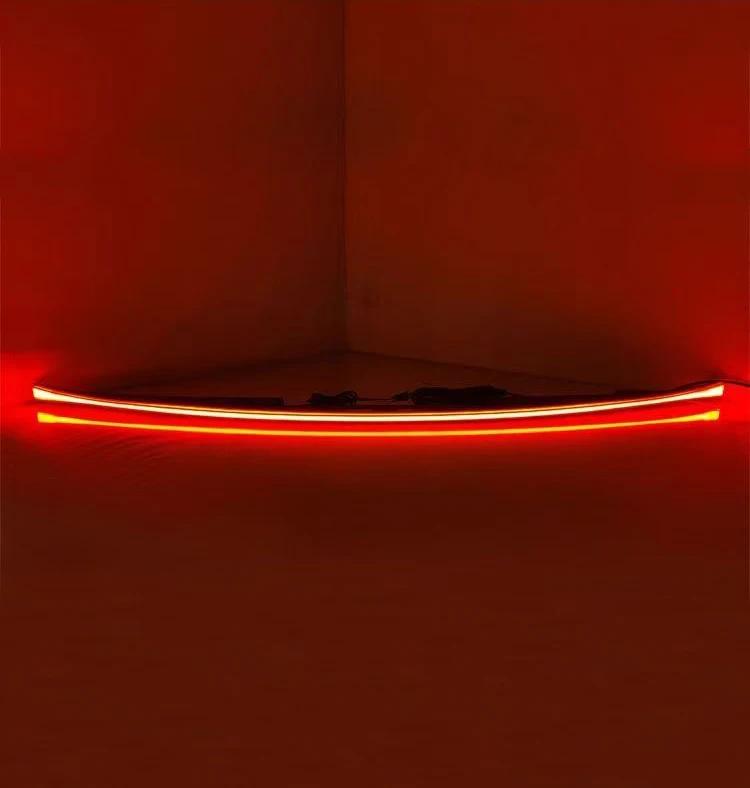 For Tesla Car Model Y 3 2019-2025 Through Taillight Dynamic Tail Rear Light Strip Upgrade And Modification Decoration