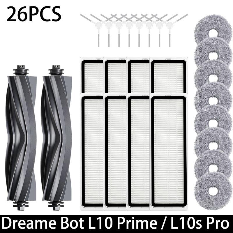 Dreame Bot L10 Prime / L10s Pro / L10 Pro Accessories Main Side Brush Hepa Filter Mop Cloth Robot Replacement Spare Parts