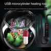 Со встроенным термометром нагреватель для аквариума энергосберегающий практичный черепаха мини USB нагревательный стержень