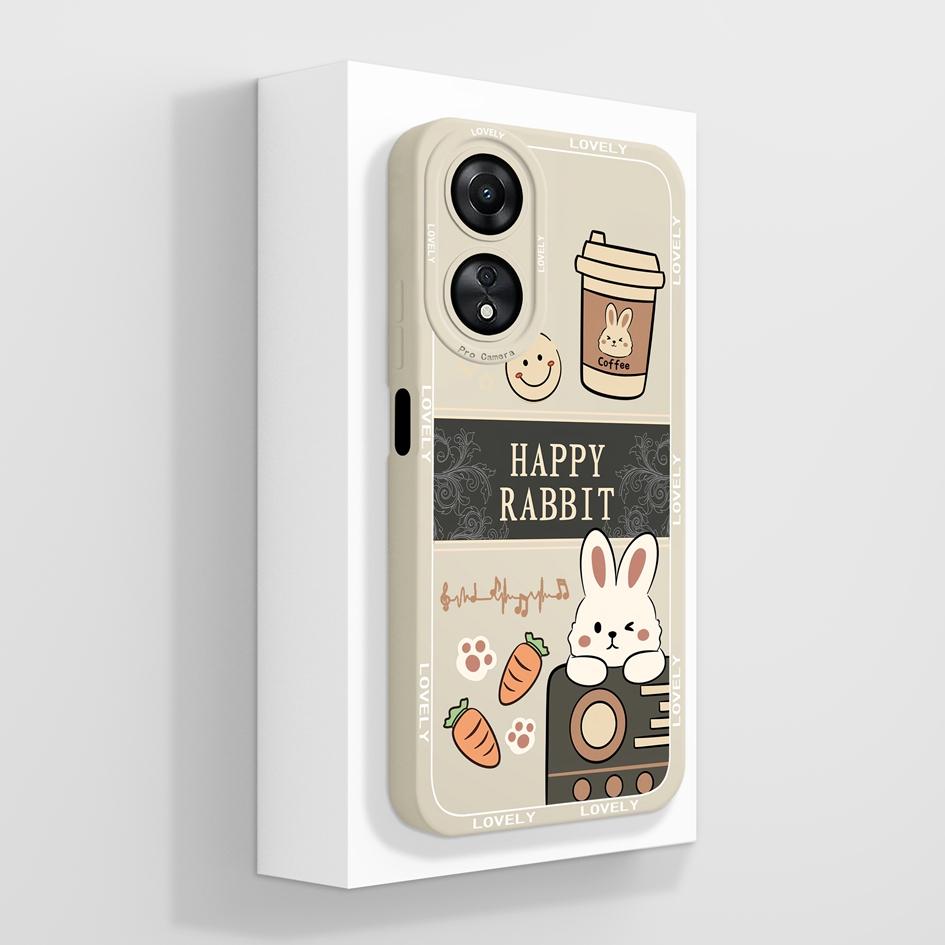 Для Oppo A58 A78 4G 5G чехол Роскошный модный противоударный противоударный противоударный квадратный матовый мягкий жидкий силиконовый протектор экрана для бамперов Oppo