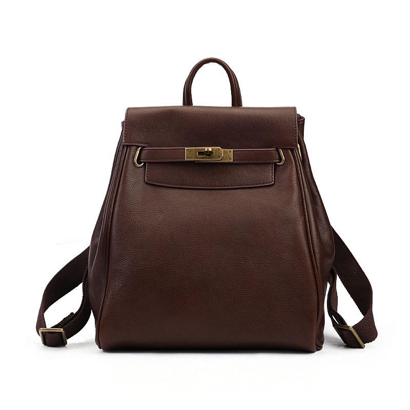 Рюкзаки из натуральной кожи, модные повседневные женские рюкзаки из воловьей кожи, женские сумки большой емкости GZW