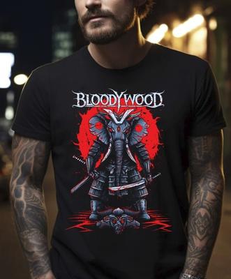 Черная футболка Bloodywood, унисекс, размеры S-5XL