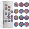 6/8/12Pcs Diamond Art Magnets Decals Hummingbird Diamond Painting Magnets Refrigerator for Fridge Whiteboards Car Mailbox Decor