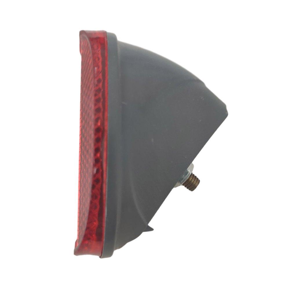 2 шт. Отражатель заднего брызговика 6,2*4,3 см, черный и красный