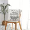1 Linen Pillow Cover, A Good Choice For Parents To Give Their Daughter'S Birthday Gift, Suitable For Bedroom Sofa Decoration,