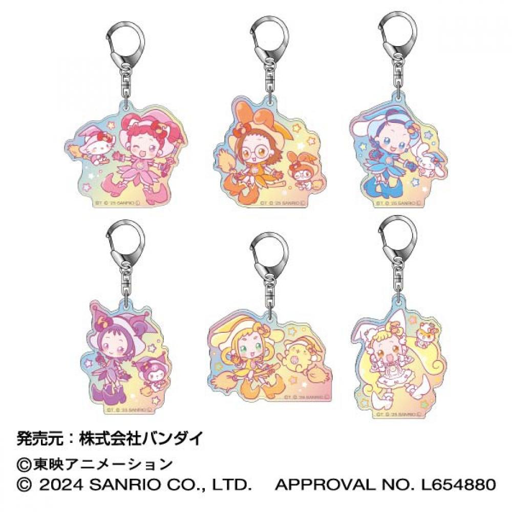 Sanrio Ojamajo Doremi X Sanrio персонажи акриловый брелок для ключей Aurora Type 04 Onpu X Kuromi