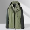 Jackets for Men and Women, Autumn and Winter Outdoor Three-in-one Detachable Windproof, Tibetan Mountaineering Clothing, Group Activities
