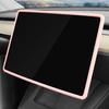 Car Navigation Screen Silicone Frame for Tesla Model 3/Y Perfect Fit Center Console Display Screen Protector Cover Car Interior Accessories