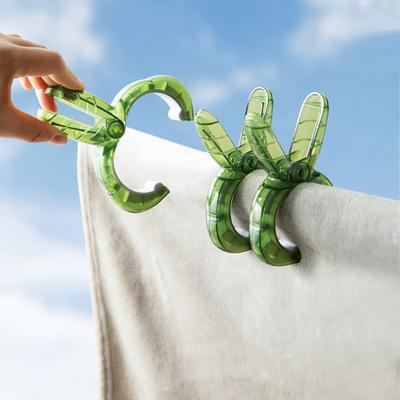 Зажим для одежды Удобный противоскользящий большой проем ветрозащитный сушильный плед зажим для одеяла Товары для дома