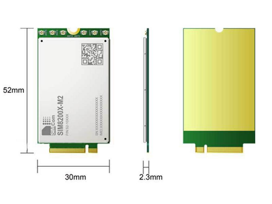 SIM82xx M.2 5G Sub-6GHz PCIe Communication Module