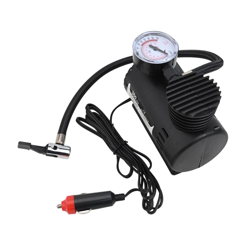 Lightweight 12V Air Compressor 300psi Electric For Inflator for Car Tires and Sports Balls Portable and Compact Design