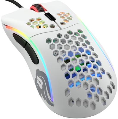 Игровая мышь Glorious Model D Белая мышь Проводная Маленькая RGB с подсветкой 6 программируемых кнопок DPI 12 Игровая мышь для ПК Эргономика (62g)