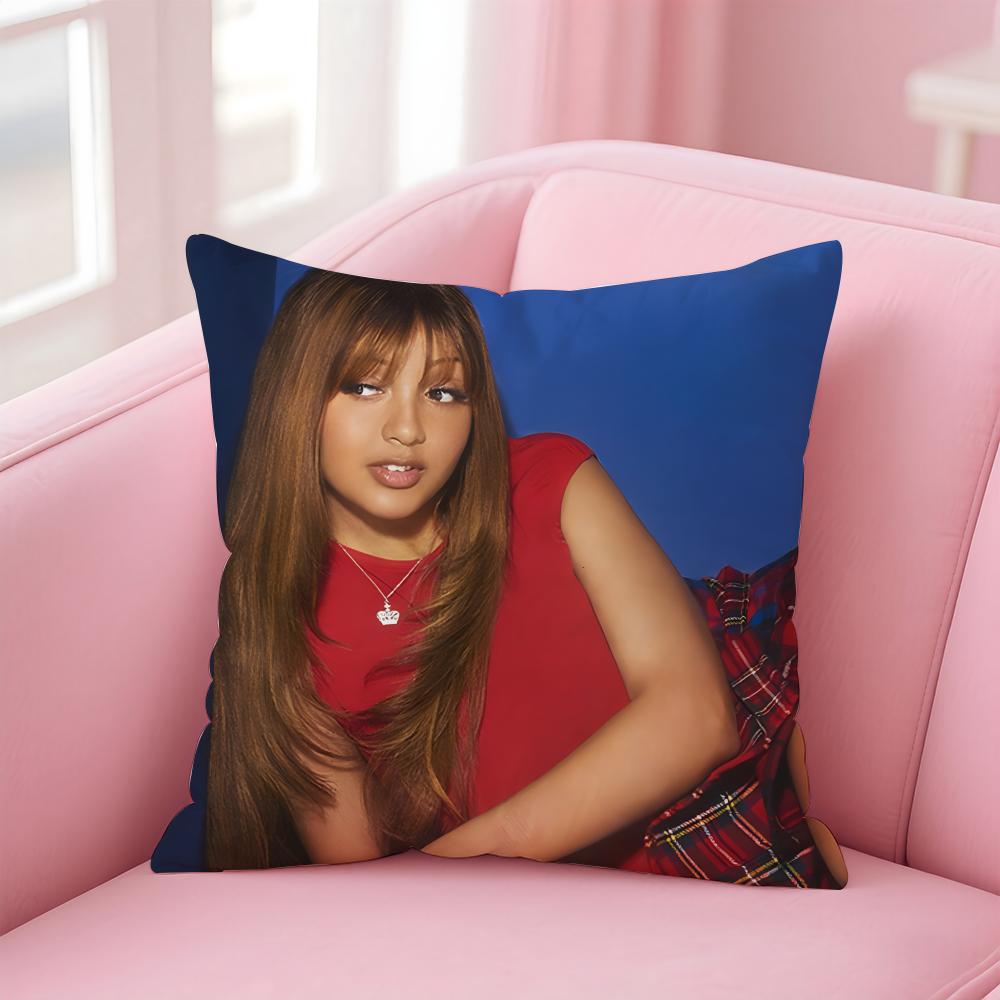 British Sexy Beautiful Singer PPink PPantheress Cushion Cover Pillow Case Soft Skin Friendly Fabric Concealed Zipper