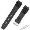 18mm 20mm 22mm Black Rubber Silicone Watchband with Buckle for Casio G-SHOCK Watch Straps Belt