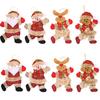 8 шт. Рождественские подвесные украшения Санта Клаус Снеговик Кукла Украшение для рождественской елки Подарок