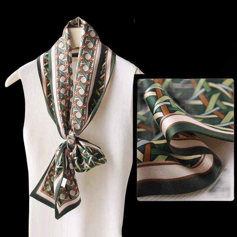 SIYUTANG Olive Green Scarf 3-Piece Set