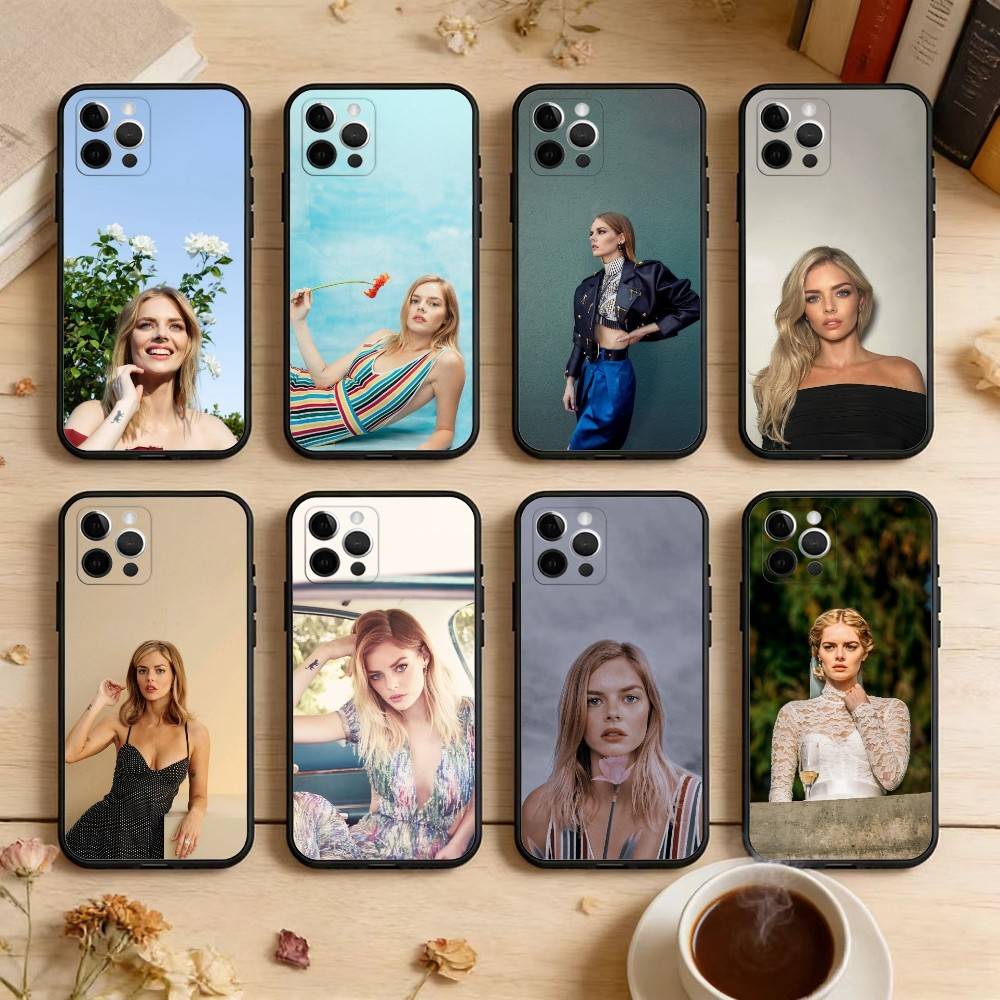 S-Samara Beauty W-Weaving Phone Case For iPhone 17,16,15,14,13,12,11 Plus,Pro Max,Soft Silicone Black Cover