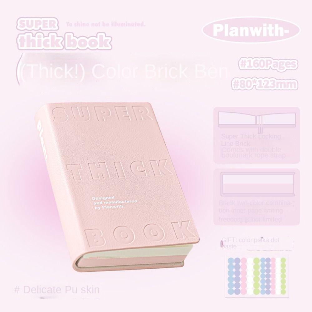 Водонепроницаемый кожаный чехол для блокнота Минималистский планировщик Блокнот Карманный блокнот для офисного использования