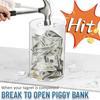Acrylic Transparent Piggy Banks for Adults Clear Money Box Saving Bank Break To Open Cash Can Jar Coin Storage Organizer Case