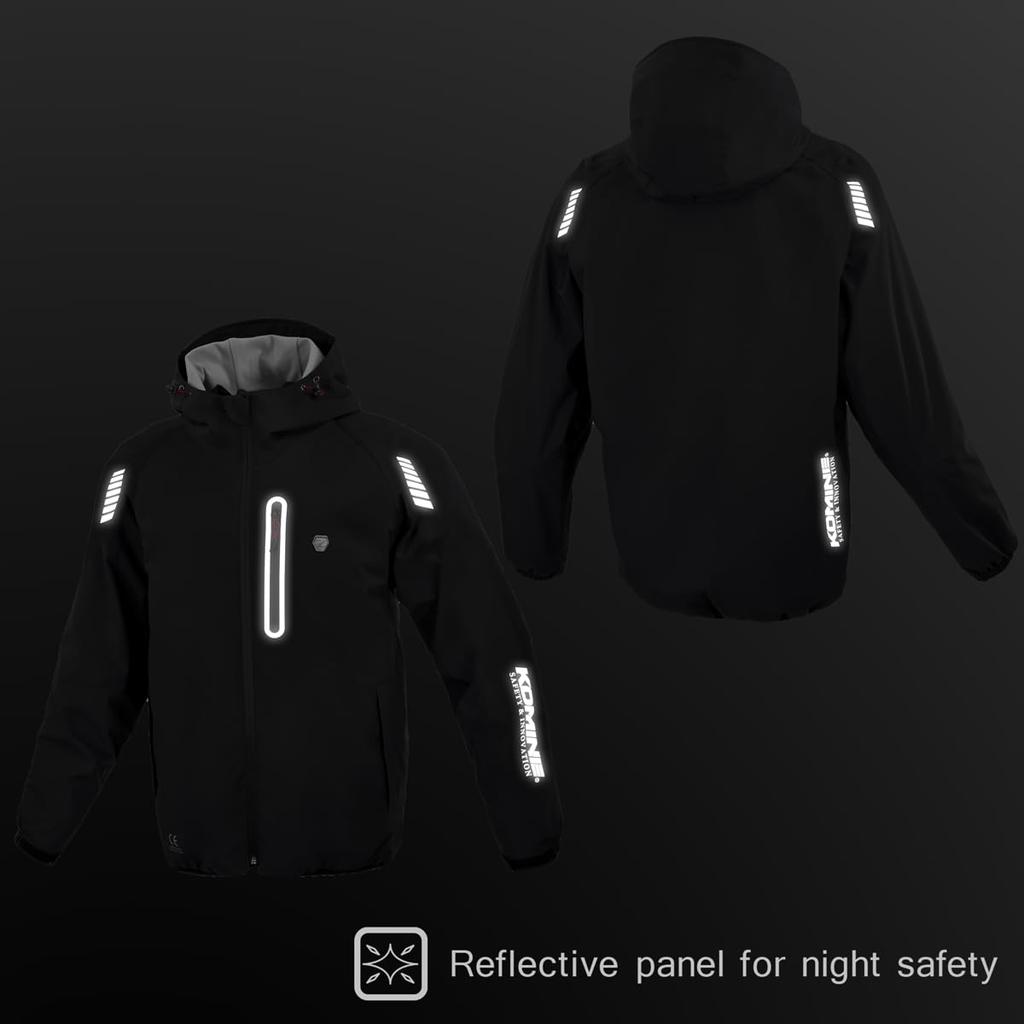 Мотоциклетная куртка черная M [Komine] 07-630