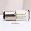 6pcs 3W BA15D LED Bulb Copper Double Contact Bulb Light Bulbs White Bulb  For Indoor Use