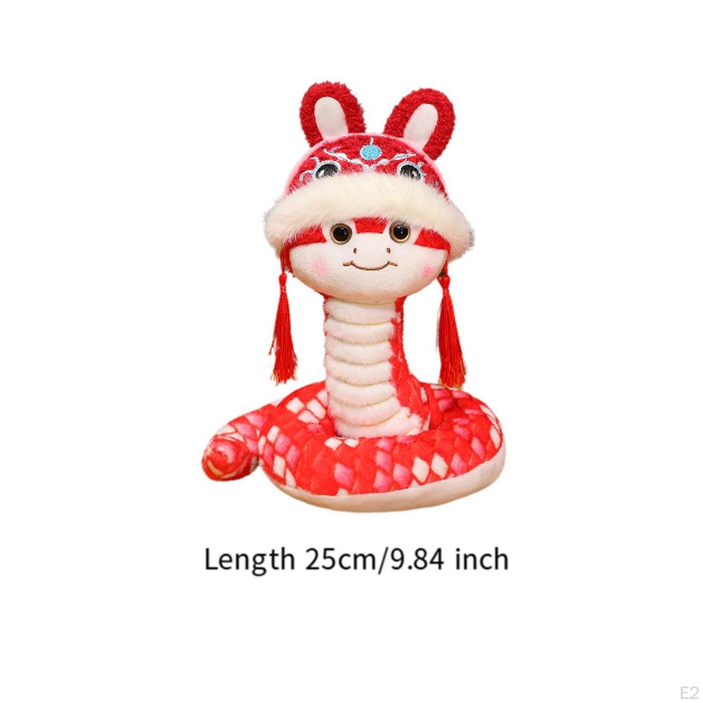Snake Plush Toy for Chinese Year Collectible Figurine Kids