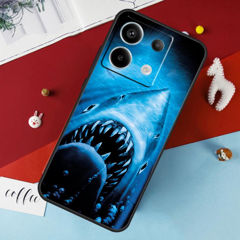 Jaws 1975 Movie Poster Case For Xiaomi Redmi 13C 12C 10C 9C 10A Redmi Note 11 9 10 12 13 Pro 9S 10S 11S 12S Cover