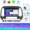 Автомагнитола Android 14 для Hyundai Santa Fe 2 2006 2007 2008 2009 2010 2011 2012 Мультимедийный плеер GPS-навигация Видеоплеер