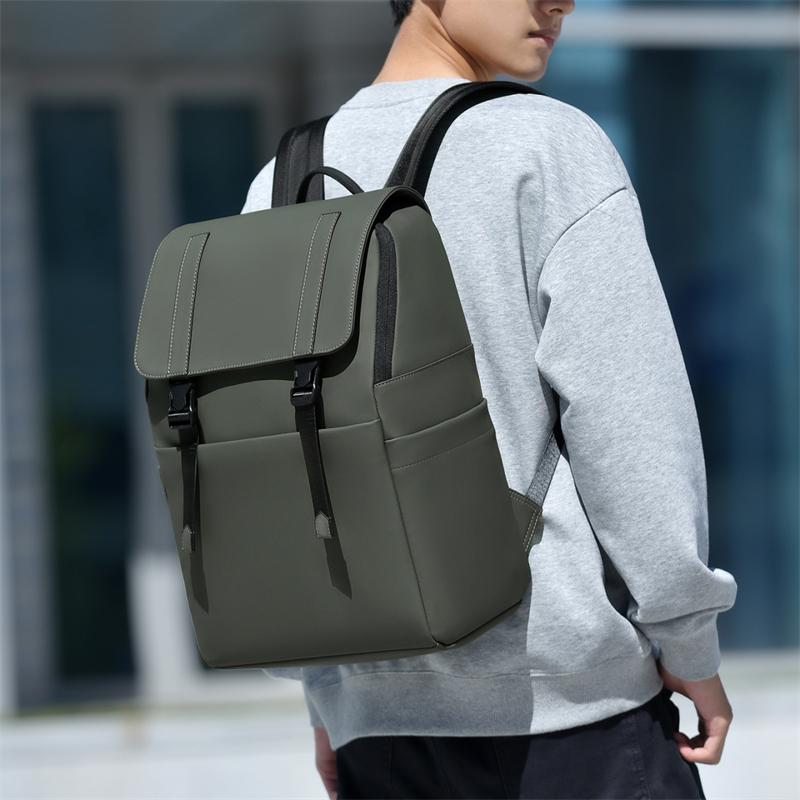 Унисекс Рюкзак для ноутбука Водонепроницаемый Повседневный Daypack с клапаном и застежкой-пряжкой