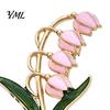 Retro Flower Brooch Pin for Women, Golden Plated Floral Lapel Shirt Accessory Pin, Blossom Badge Jewelry Daily Wear Parties