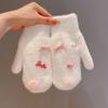 Velvet Plush Gloves Warm Mitten Gloves Cute Winter Gloves for Women