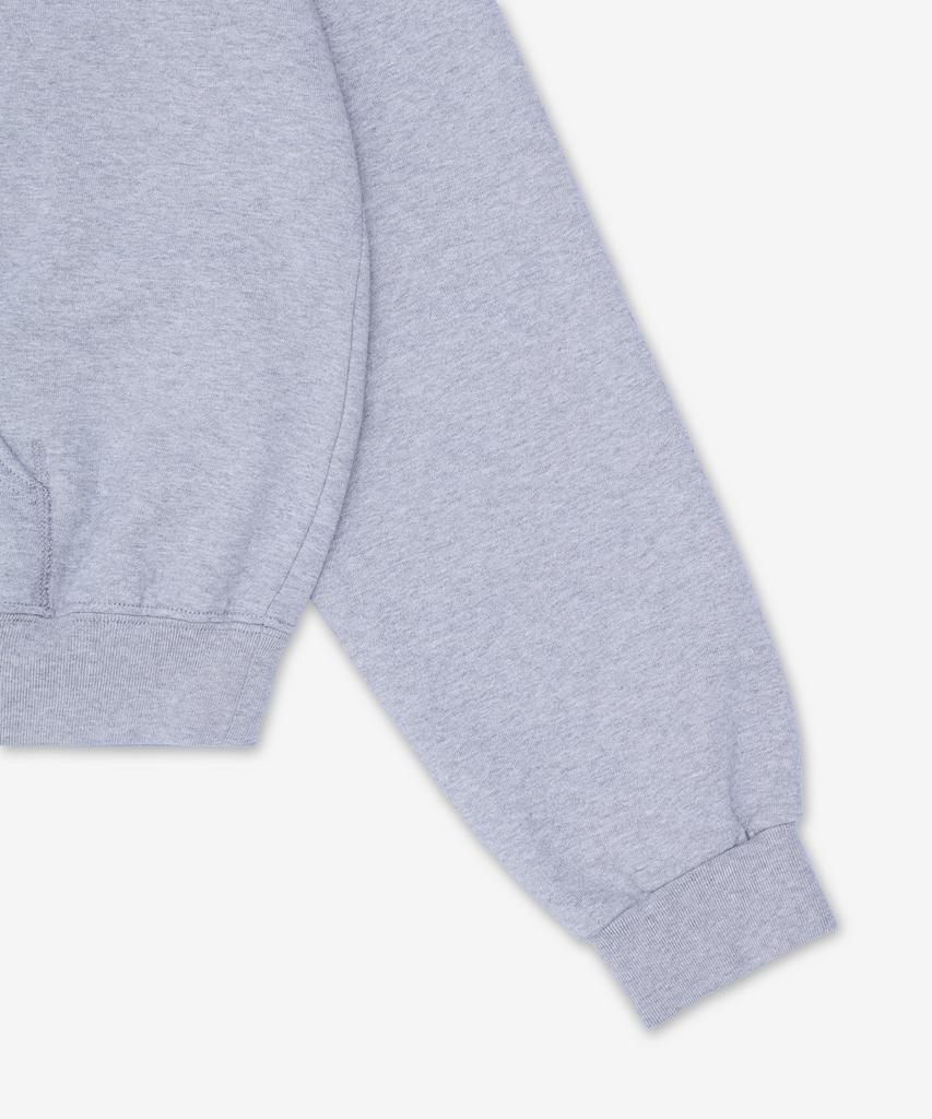 Drawstring Zip-Up Hoodie - Gray / S67Hg0024S25505858M