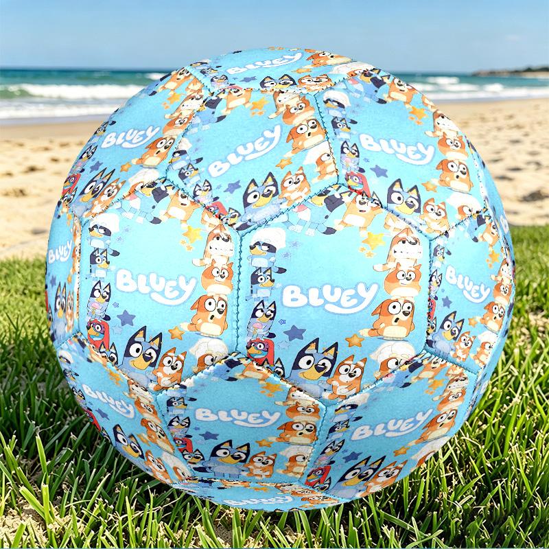Bluey Print Size 5 Soccer Ball, PU Wear Resistant Football for Match Training and Daily Practice, Birthday Gift for Soccer Fans
