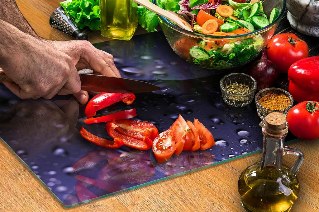GLASS CUTTING BOARD 45x52 Fruit
