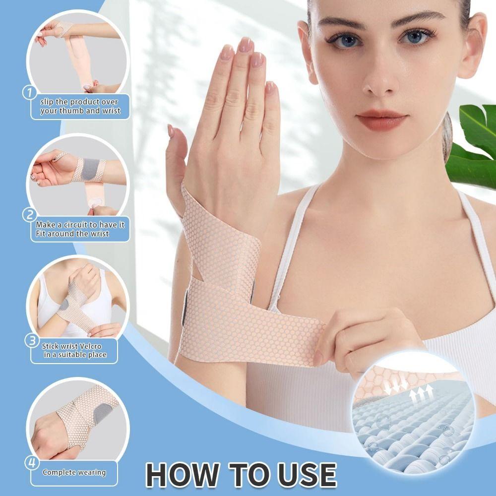 Adjustable Wrist Support Strap Ultra Thin Wrist Compression Band Practical Wrist Guards  Tendonitis