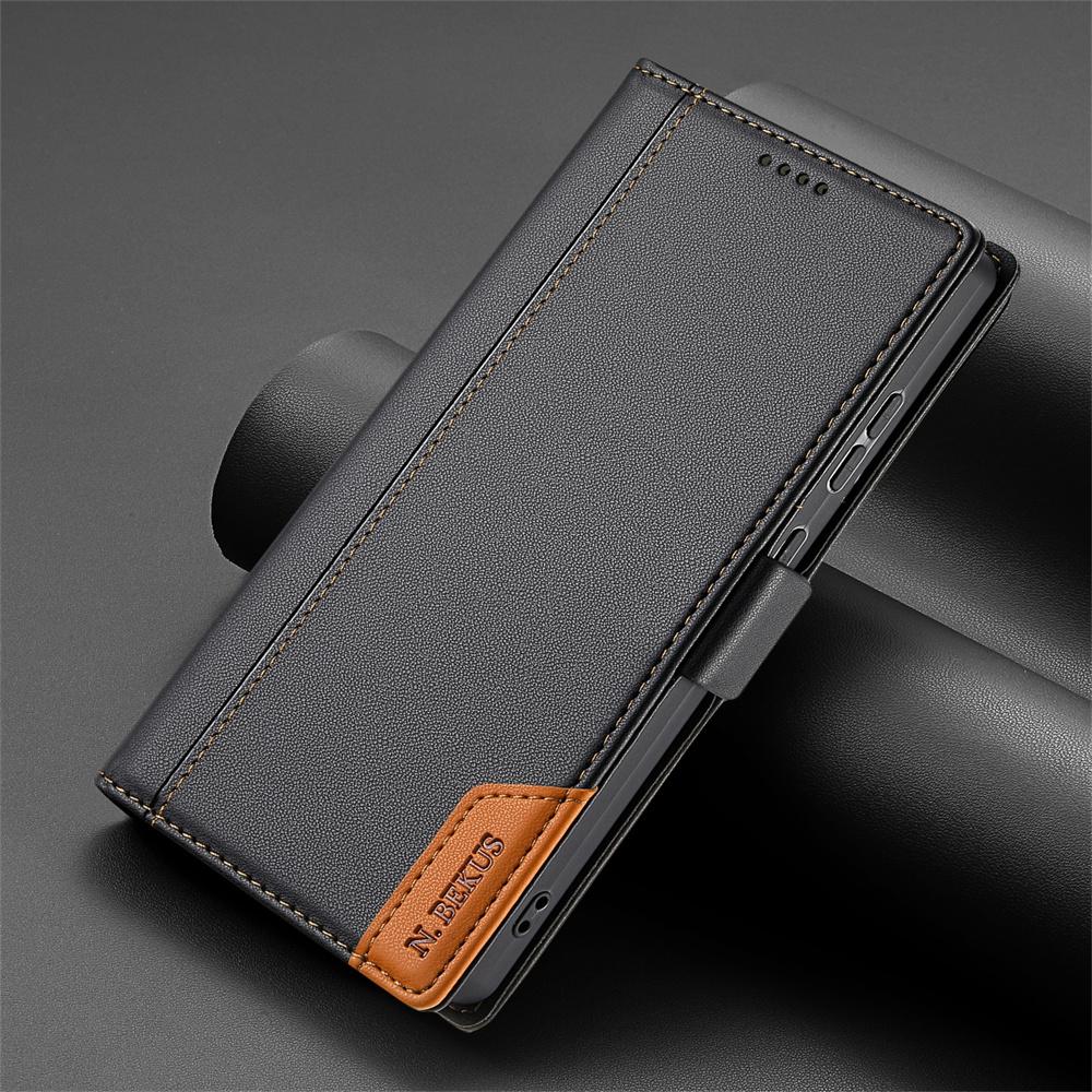 Кожаный чехол-книжка для Samsung Galaxy S25 Edge S24 FE S26 S23 Ultra S22 Plus A37 A57 A17 A07 A36 A56 Магнитный чехол-кошелек