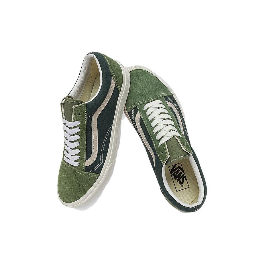 Vans Old Skool Замша Холст Унисекс Трехцветный Зеленый VN000CR5CX1