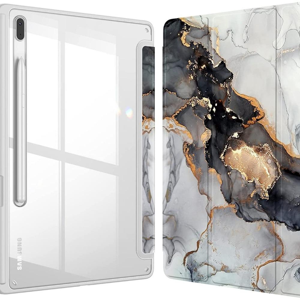 Для Samsung Galaxy Tab S9FE S10FE Plus 11 дюймов Чехол Акриловый Защита от сгибания со слотом для S Pen