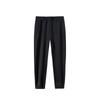 Удобные Простые Универсальные Однотонные Со средней посадкой Беговые Джоггеры Мужские брюки Черный 152427325-1