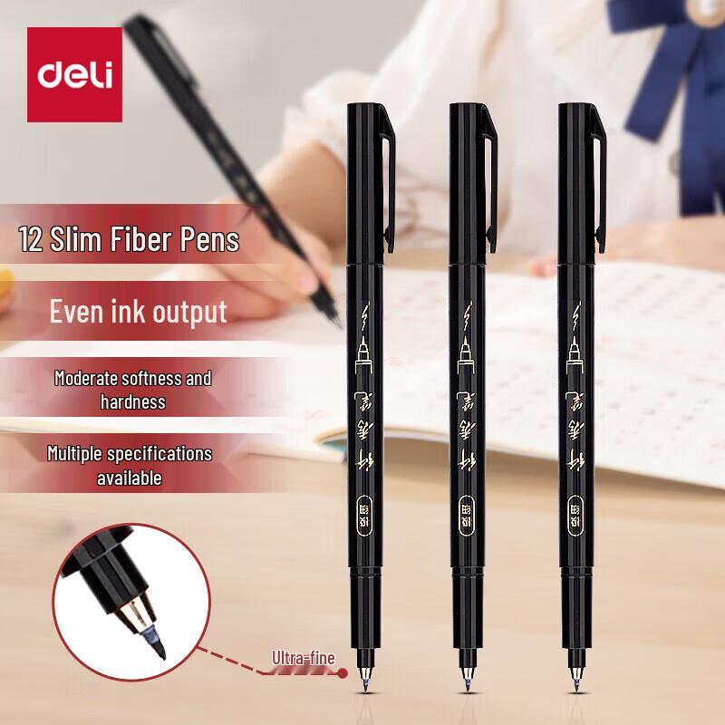 Deli Ultra-Fine Soft-Tip Calligraphy Pen