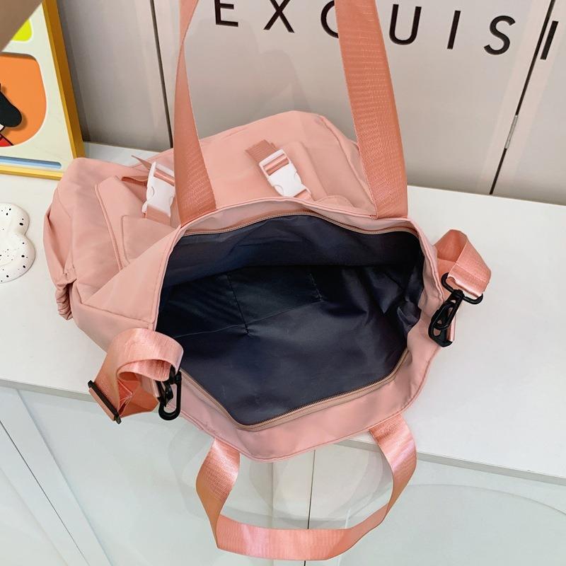 Маленькая свежая нейлоновая сумка, женская сумка через плечо, сумка-тоут, сумка для занятий, студенческая сумка большой вместимости для репетиторства