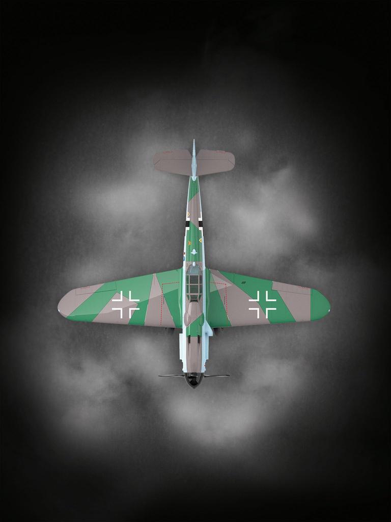 Немецкий Revell Немецкие ВВС Messerschmitt Пластиковая модель 03653 1/32 BF109G-6