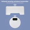 Toilet Sensor Flusher Kit Hands-Free 0.25S Induction Flush Switch Smart Toilet Flusher with IPX5 Waterproof