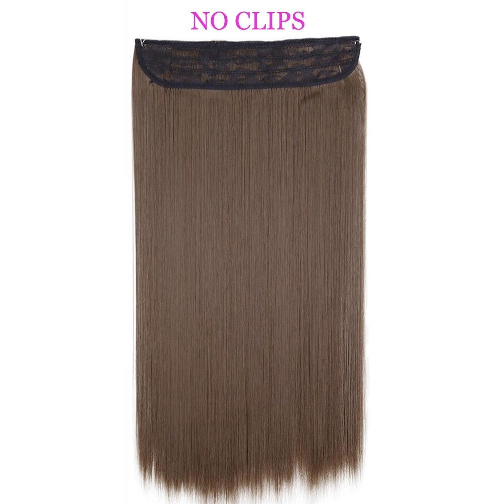 MISS WIG Синтетические волосы для наращивания без зажимов Искусственные волосы Блондинка Коричневый Черный Омбре Фиолетовый Прямая накладная прическа