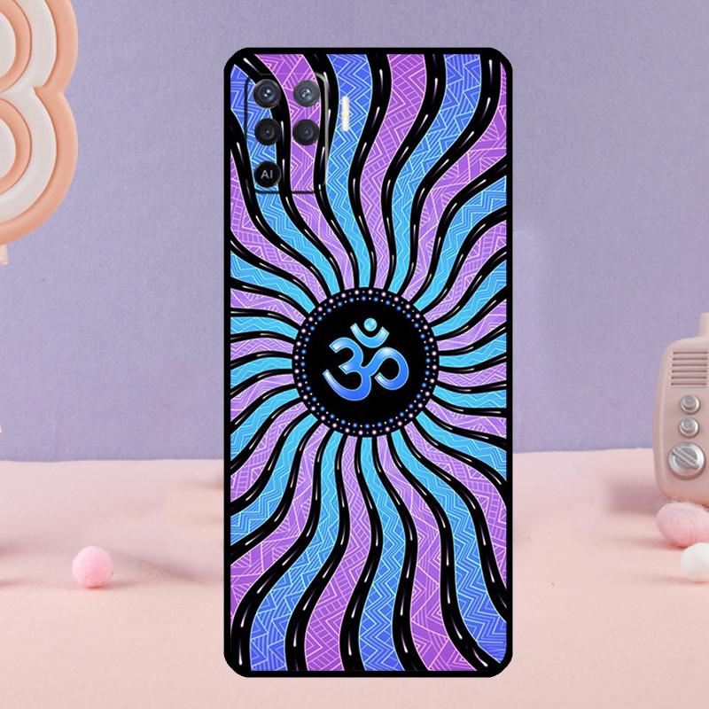 OM Yoga GOA Символ Дзен Чехол для телефона Для Oppo A80 A60 A40 A94 A54 A98 A78 A18 A38 A58 A16 A76 A96 A17 A77 A74 A57S A15