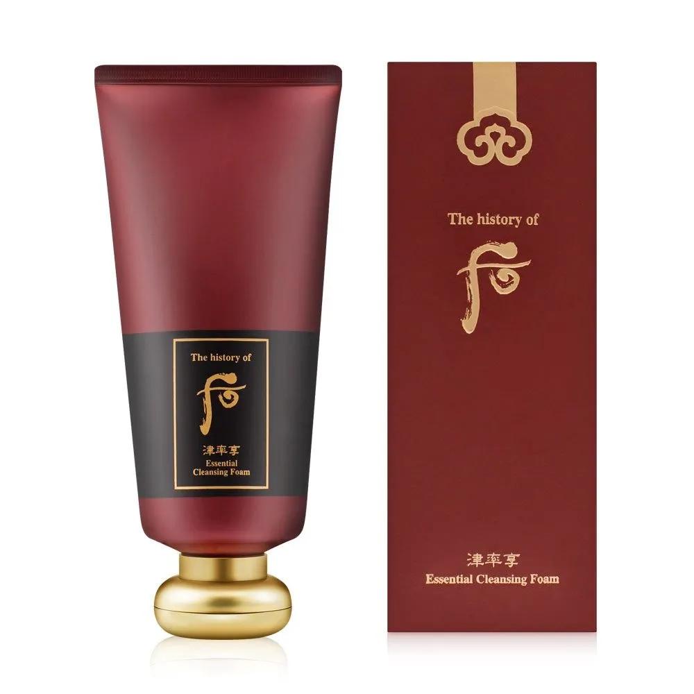 THE WHOO Очищающая пенка Jin Yul Hyang Essence Foam Cleanser 180 мл Травяное очищение Гипоаллергенное средство для умывания лица