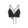 Черный текстурированный топ бикини с треугольными чашечками и пуш-апом Tbess21bu0010