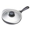 Sori Yanagi 16cm Nanbu Iron Mini Pan with Stainless Steel Lid, Made In Japan, Induction Compatible, Simple Design for Dining